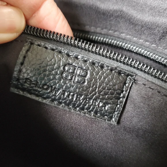 B Low The Belt Leather Studded Clutch NWOT! - Picture 2 of 6